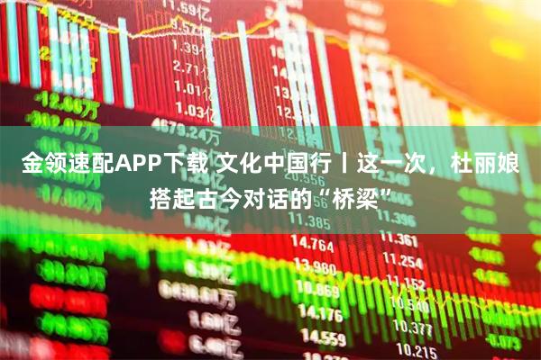 金领速配APP下载 文化中国行丨这一次，杜丽娘搭起古今对话的“桥梁”